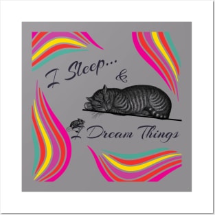 I Sleep and I Dream Things Cat 'n Mouse Posters and Art